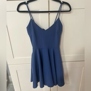 Windsor Blue Spaghetti Strap Dress